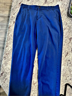Casual Pants 2-Pair Bundle in Blue & Khaki women's Size 12